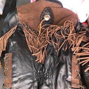 Vintage leather Shaf jacket perfect condition